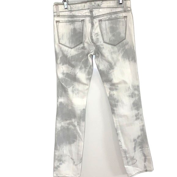 J Brand Zombie Wash Pencil Leg Distressed Denim Jeans Gray White Size 25 - Picture 6 of 13
